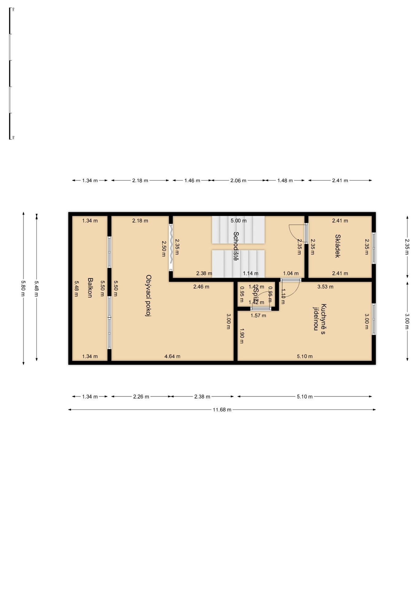 Pronájem rodinného domu 150 m², pozemek 79 m² Strakonická, Písek – Václavské Předměstí-8