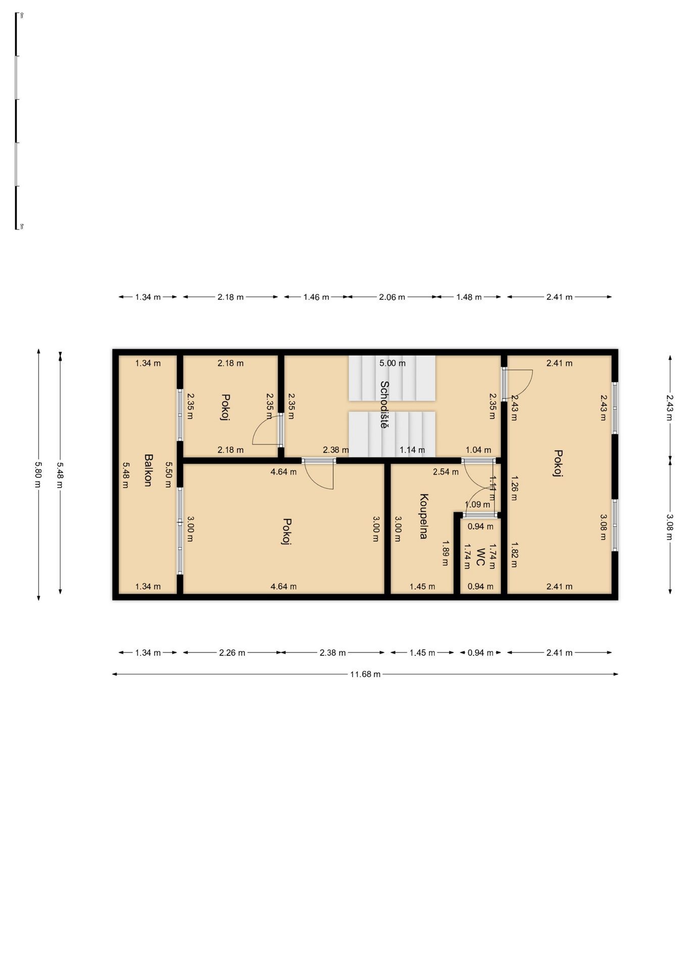 Pronájem rodinného domu 150 m², pozemek 79 m² Strakonická, Písek – Václavské Předměstí-9