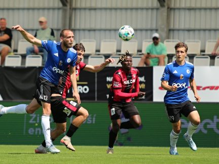 Táborsko uhájilo 2. místo i přes porážku v Prostějově. Baráž o Chance ligu si zahraje proti Baníku