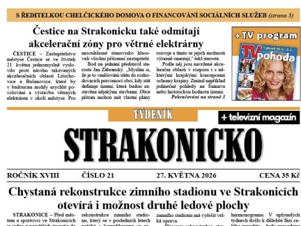 Co se dočtete v novém vydání Týdeníku Strakonicko?