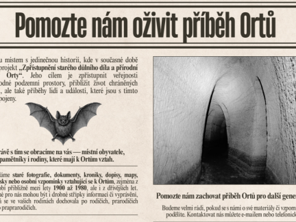 Pomozte nám oživit příběh Ortů, žádá Jihočeský kraj