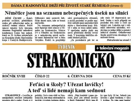 Co se dočtete v novém vydání Týdeníku Strakonicko?