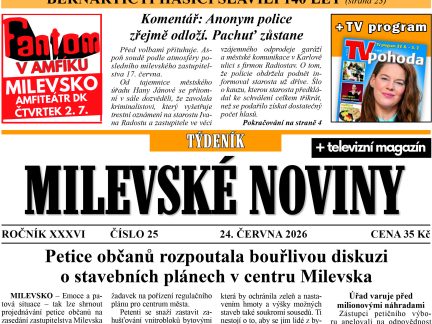 Milevské noviny nesou čerstvé zprávy z regionu