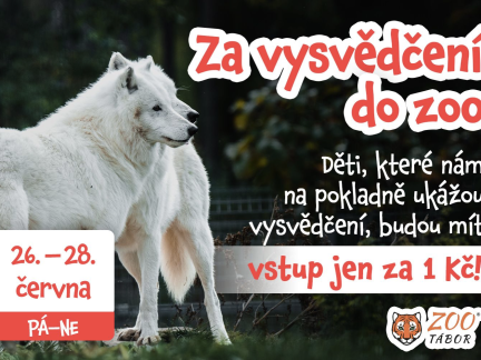 Táborská zoo odmění žáky a studenty vstupným za jednu korunu