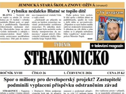 Co se dočtete v novém vydání Týdeníku Strakonicko?