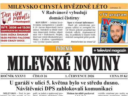 Milevské noviny nesou čerstvé zprávy z regionu