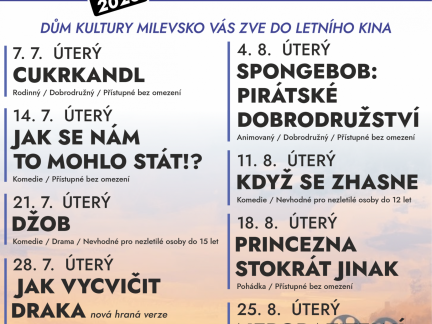 Kam vyrazit za kulturou na začátku července v Milevsku?