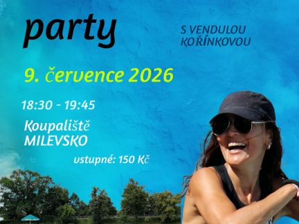 Na milevském koupališti se chystá letní Zumba party. Přijít může každý