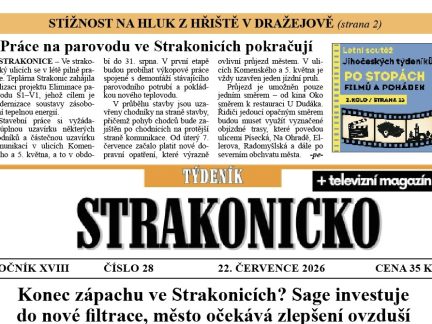 Co se dočtete v novém vydání Týdeníku Strakonicko?