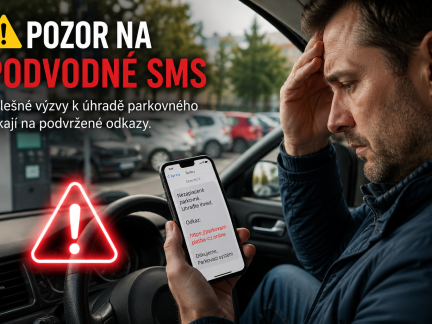 Podvodné SMS lákají řidiče na podvržené odkazy
