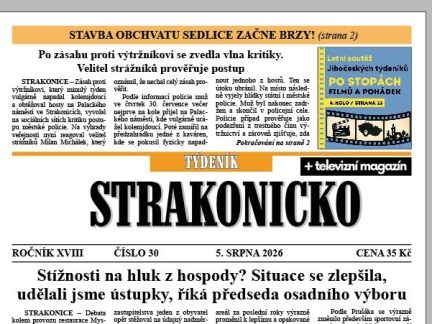 Co se dočtete v novém vydání Týdeníku Strakonicko?