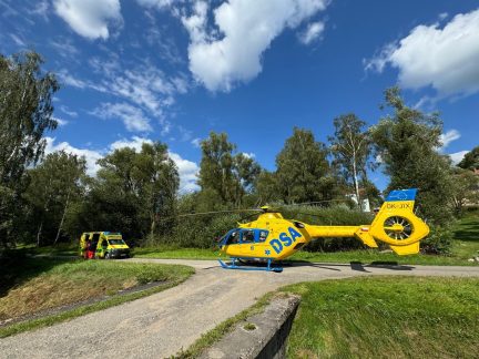 U Horusic havaroval motorkář. Snaha o jeho záchranu byla bohužel marná