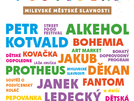 Bartolomějské posvícení 2026 v Milevsku: Čtyři dny plné hudby, rodinné zábavy a skvělého jídla