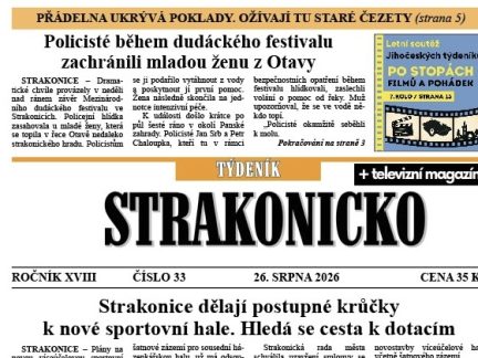 Co se dočtete v novém vydání Týdeníku Strakonicko?
