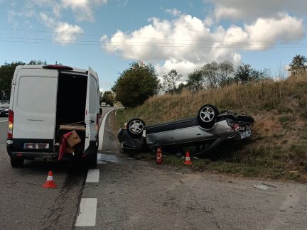 Účastníci nehody u Novosedel měli štěstí v neštěstí