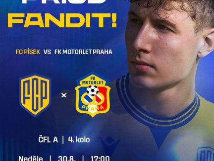 Dnes na třetí ligu! Do Písku míří pražský Motorlet