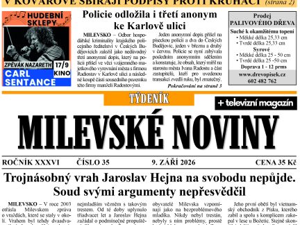 Milevské noviny nesou čerstvé zprávy z regionu