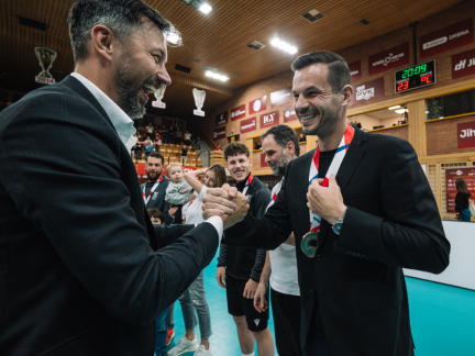 Ženy v extralize, muži v Evropě, ale titul chybí. František Adler má za sebou první sezonu v čele Jihostroje