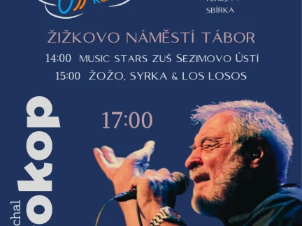 Koncert, který otevírá dveře! V pondělí se na táborském Žižkově náměstí hraje pro Kaňku. Vystoupí i Michal Prokop a Framus Five