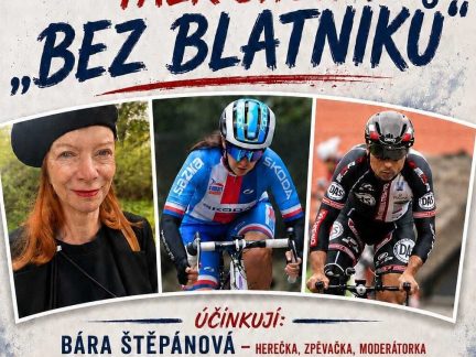 Charitativní talk show Bez blatníků podpoří paracyklistku Pavlínu Vejvodovou