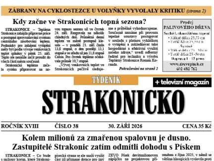 Co se dočtete v novém vydání Týdeníku Strakonicko?
