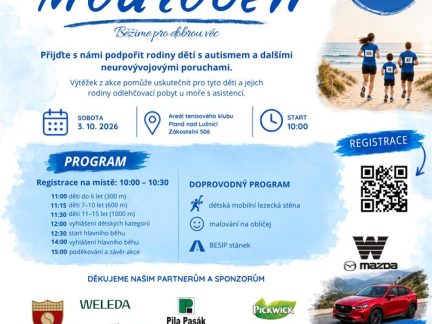 Aspoň jednou k moři… V sobotu se běží Modroběh pro projekt Vidím modře