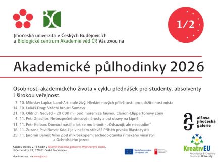 Otravy psů na Lipně, domácí násilí i umění v krajině. Začíná 23. cyklus Akademických půlhodinek