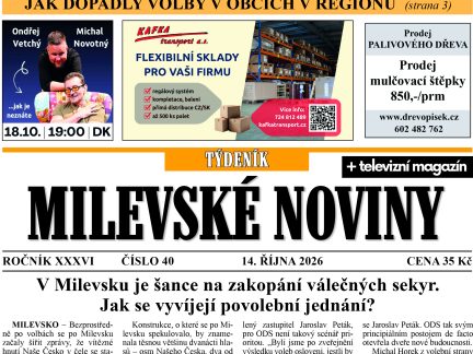 Milevské noviny nesou čerstvé zprávy z regionu