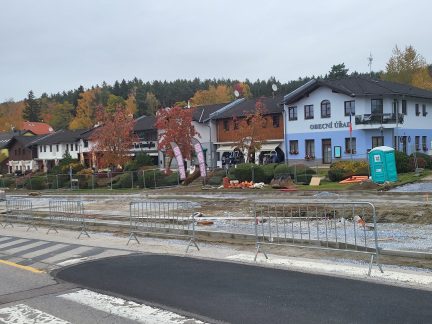Lipno nad Vltavou buduje náměstí